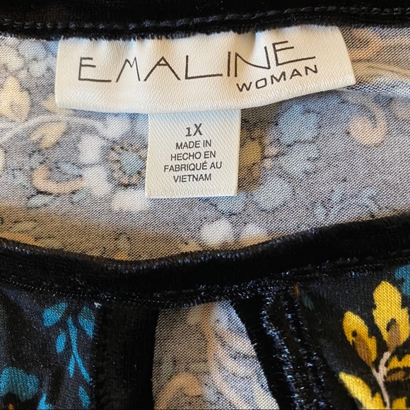 ✨emaline woman asymmetrical multicolor floral dress✨ - Picture 4 of 5